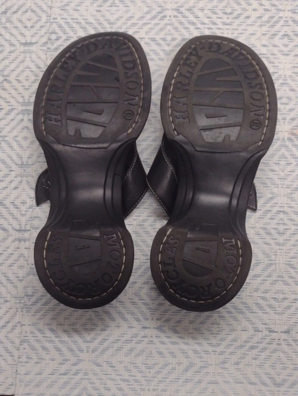 Harley-Davidson leather toe